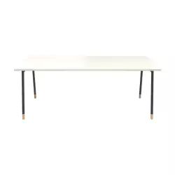 K2 Table rect 200×120 cm BUT PRO noir/blanc