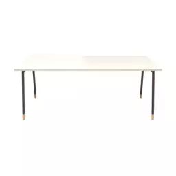 K2 Table rect 200×120 cm BUT PRO noir/blanc