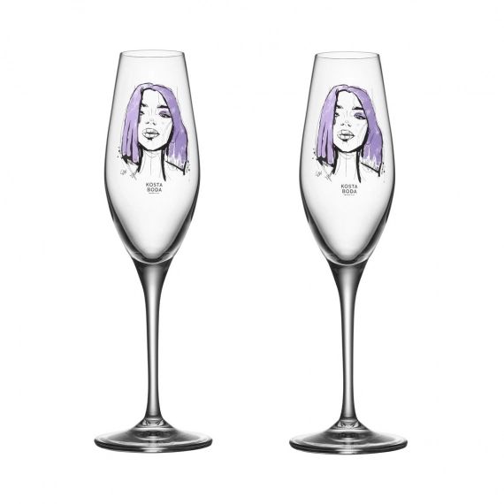 Verre à champagne All about you Lot de 2 Forever Mine