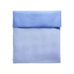 Housse de couette 240 x 220 cm Duo en Tissu, Coton Oeko-tex – Couleur Bleu – 240 x 220 x 1 cm
