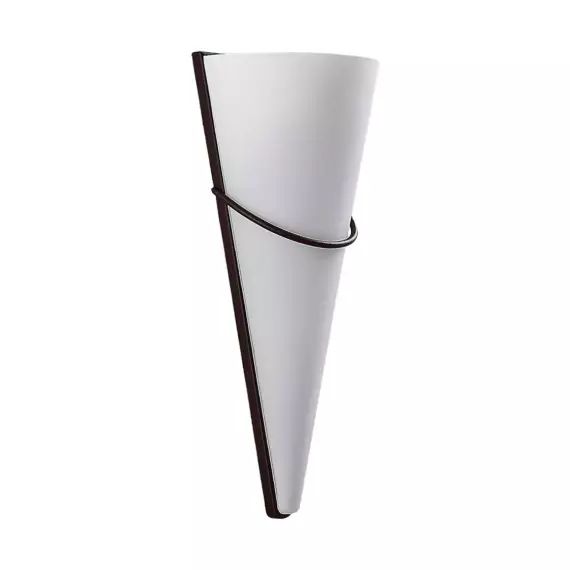 Applique Murale en Verre Blanc