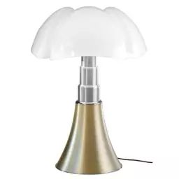 Lampe de table Pipistrello en Métal, Méthacrylate – Couleur Or – 64.63 x 64.63 x 64.63 cm – Designer Gae Aulenti