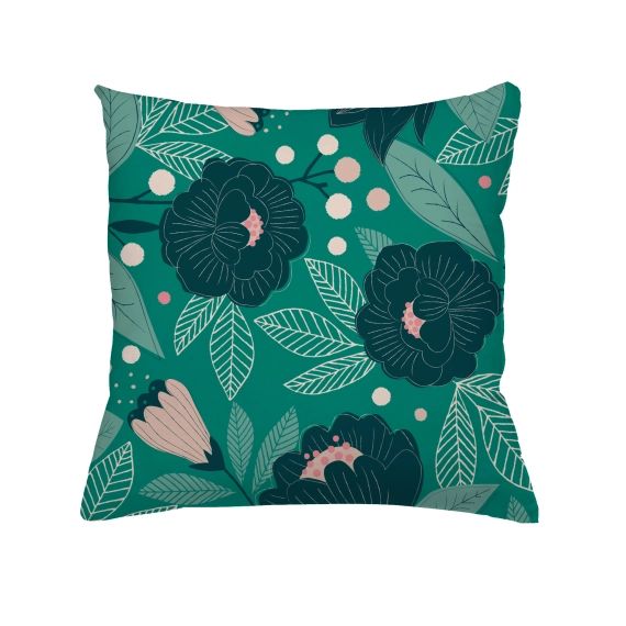 Coussin en velours begognias  40×40 cm