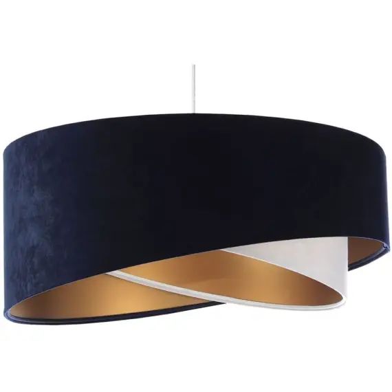Suspension Tissu Bleu 50x50x105 cm