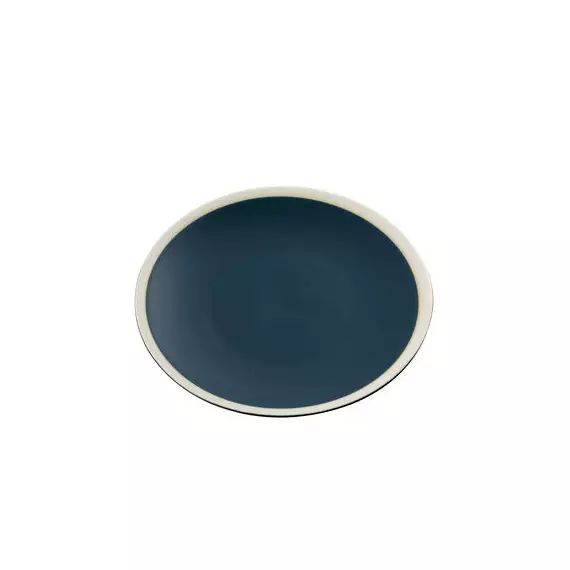 Assiette à dessert Sicilia en Céramique, Grès peint et émaillé – Couleur Bleu – 18.17 x 18.17 x 18.17 cm – Designer Sarah Lavoine
