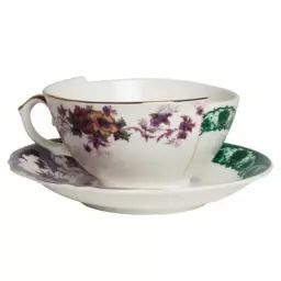 Tasse à thé Hybrid en Céramique, Porcelaine Bone China – Couleur Multicolore – 20.33 x 20.33 x 5.7 cm – Designer Studio CTRLZAK