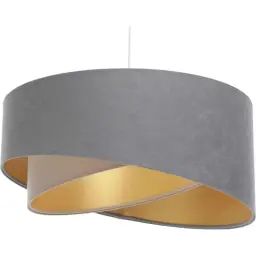 Suspension Tissu Gris 45x45x21 cm