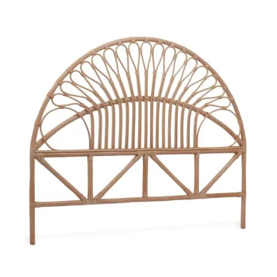 Tête de lit en rotin naturel