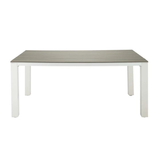 Table de jardin 6 personnes en aluminium et composite L180 Escale