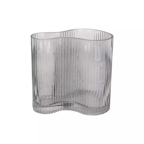 Vase vague gris L12cm