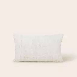 Housse de coussin MERYBELLE ivoire – BLANC