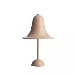 Lampe sans fil rechargeable Pantop en Plastique, Polycarbonate peint – Couleur Rose – 200 x 27.85 x 30 cm – Designer Verner Panton