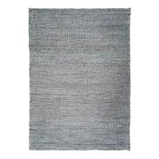 Tapis tressé en jute gris 190×290