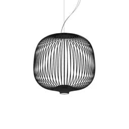 Lampe connectée Spokes en Métal, Acier verni – Couleur Noir – 340 x 44.81 x 35 cm – Designer Studio Garcia Cumini