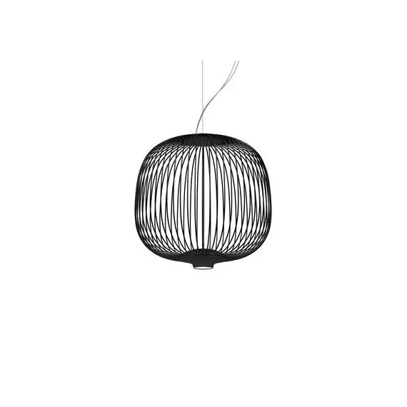 Lampe connectée Spokes en Métal, Acier verni – Couleur Noir – 340 x 44.81 x 35 cm – Designer Studio Garcia Cumini