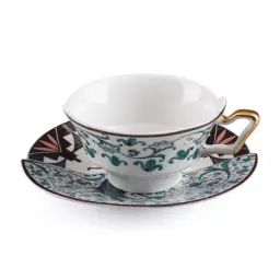 Tasse à thé Hybrid en Céramique, Porcelaine – Couleur Multicolore – 15.33 x 15.33 x 5.7 cm – Designer Studio CTRLZAK