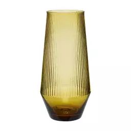 Vase en verre ambre H26 H26