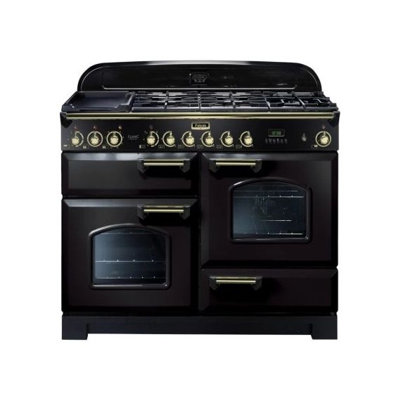 Piano de cuisson mixte Falcon DELUX110 MIXT NOIR LAITON