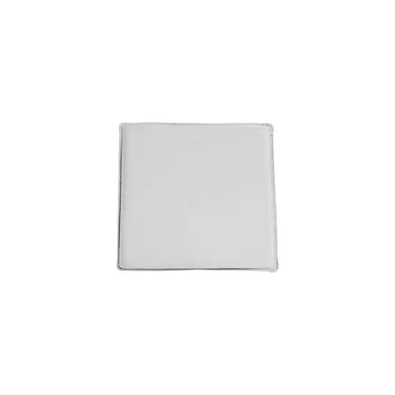 Coussin d’assise Hee en Tissu, Mousse polyuréthane – Couleur Blanc – 43 x 21.25 x 21.25 cm