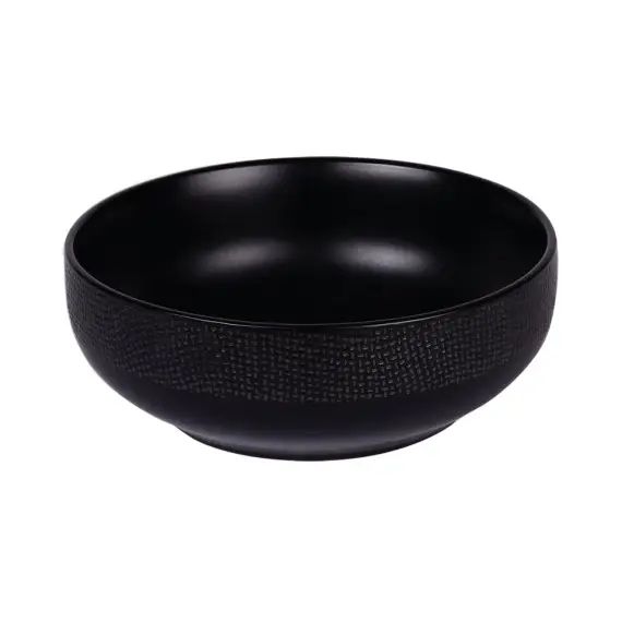 Saladier    16,5 cm en grès  noir