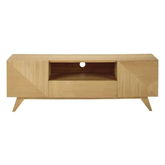 Meuble TV vintage 2 portes 1 tiroir Origami