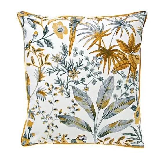 Taie d&rsquo;oreiller 63×63 en coton multicolore