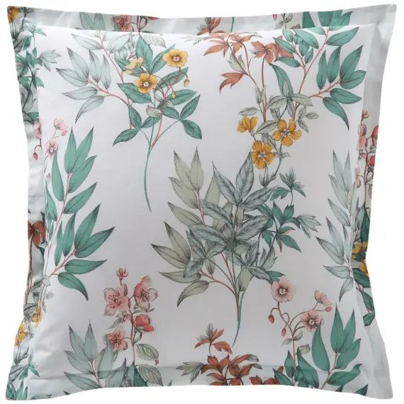 Taie d&rsquo;oreiller 50×70 verte en coton