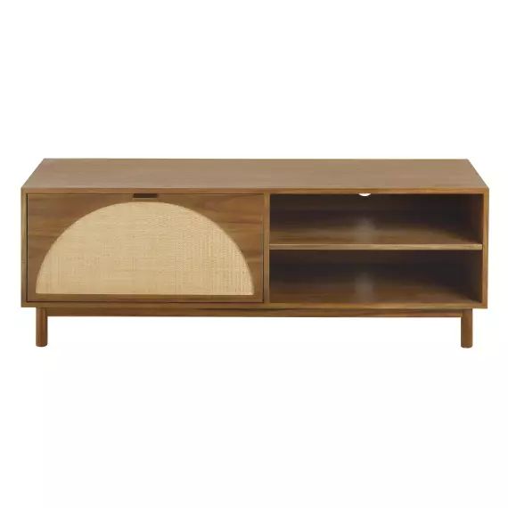 Meuble TV vintage et fibre végétale