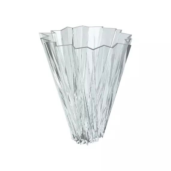 Vase en Plastique, PMMA – Couleur Transparent – 57.69 x 57.69 x 44 cm – Designer Mario Bellini