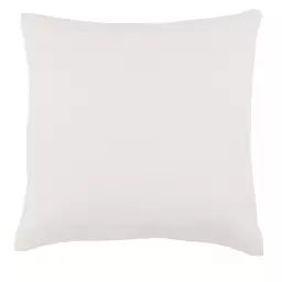 Coussin blanc avec galon 60×60