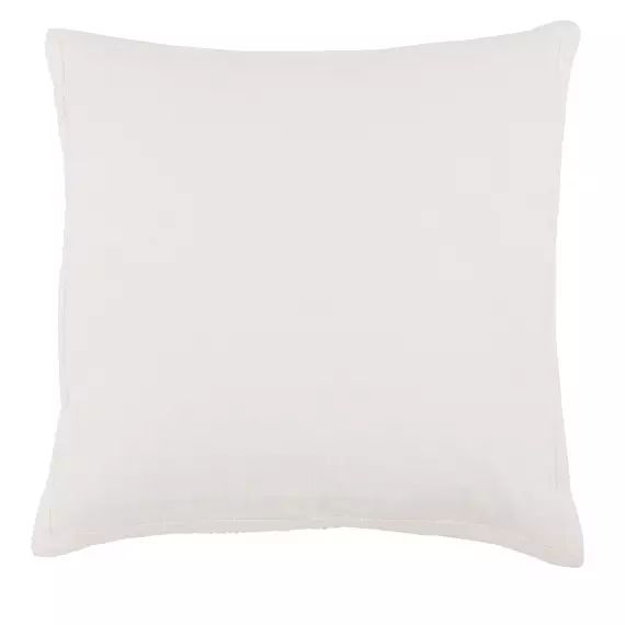 Coussin blanc avec galon 60×60