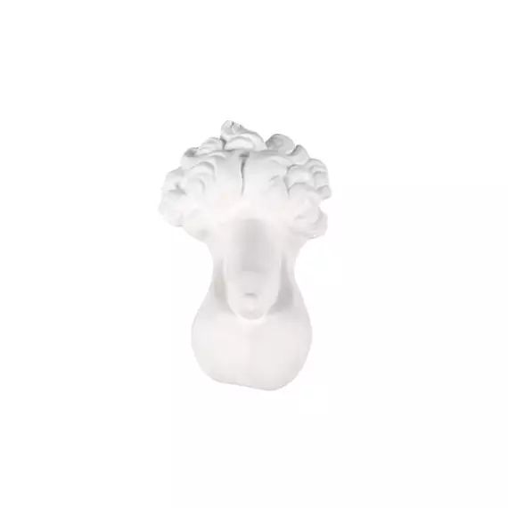 Décoration New antic en Céramique, Porcelaine – Couleur Blanc – 13.8 x 6.5 x 24.5 cm – Designer Marcantonio