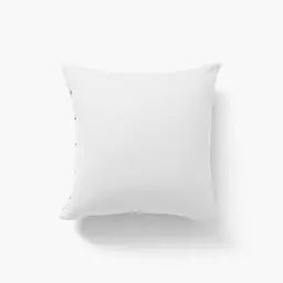 Taie d’oreiller carrée coton lavé bio blanc