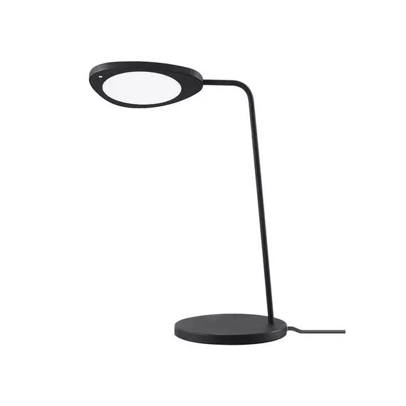 Lampe de table Leaf en Métal, Aluminium – Couleur Noir – 18.5 x 15.5 x 41.5 cm – Designer Broberg & Ridderstrale