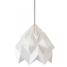 Petite suspension origami blanche 20cm
