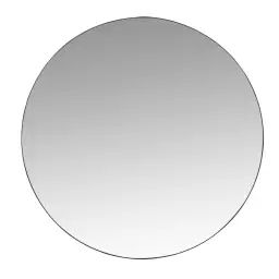 Miroir rond en métal noir D70