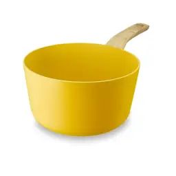 Casserole en aluminium Ø20cm jaune – compatible induction
