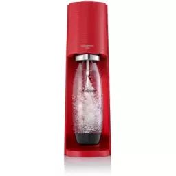 Machine à soda et eau gazeuse Sodastream TERRA Rouge + 1 bouteille compatible Lave Vaisselle