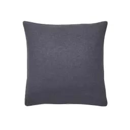 Taie d’oreiller en flanelle de coton gris 65×65