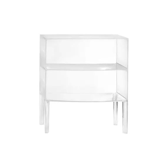 Commode Ghost en Plastique, PMMA – Couleur Transparent – 80 x 68 x 80 cm – Designer Philippe STARCK with Eugeni QUITLLET