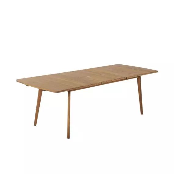Table de jardin extensible en bois d’acacia 180/230 cm