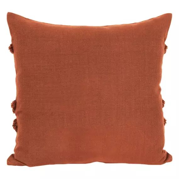 Coussin Dasylire, terracotta l.45 x H.45 cm INSPIRE