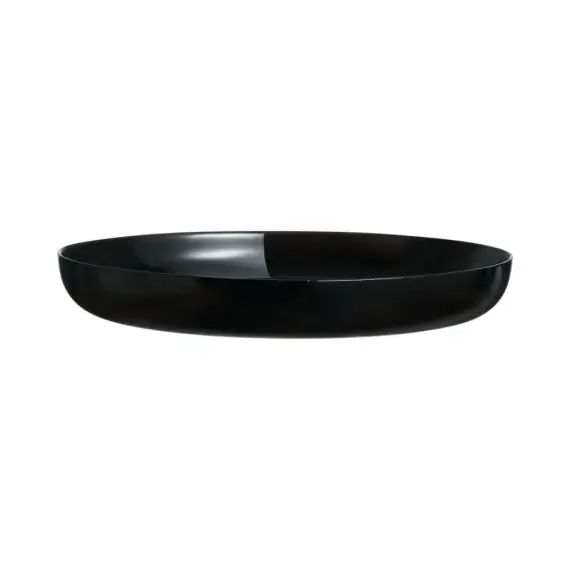 Assiette à Mezzé creuse noire 29 cm