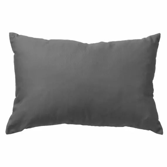 Housse de coussin d&rsquo;extérieur gris 40×60 cm uni