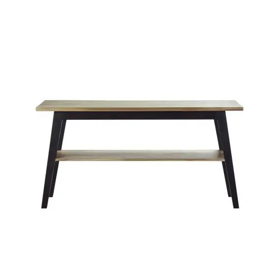Meuble double vasque 2 plateaux en teck