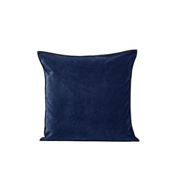Housse de coussin 40×40 cm Bleu nuit et bourdon noir