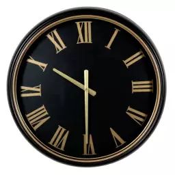 Horloge métal Classique multicouleur Diam.50 cm