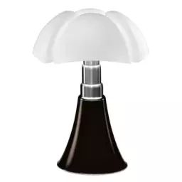 Lampe connectée Pipistrello en Plastique, Méthacrylate opalin – Couleur Marron – 64.63 x 64.63 x 66 cm – Designer Gae Aulenti