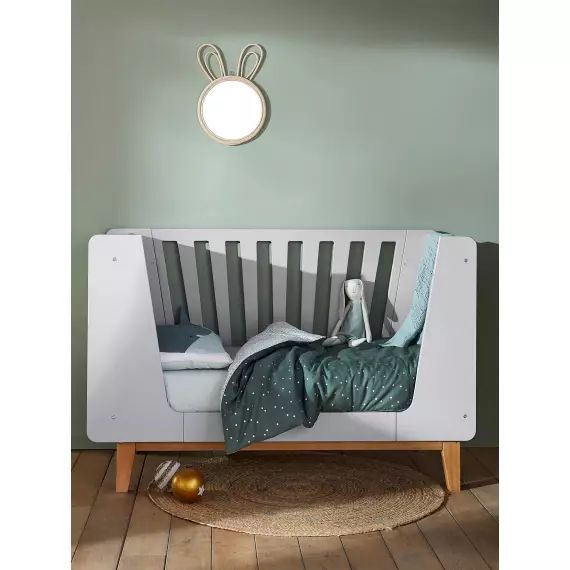 Barrière de lit MOBY coloris blanc - Conforama
