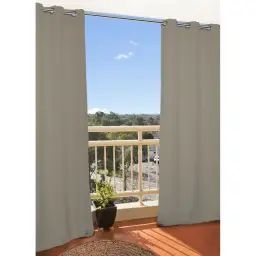 Rideau extérieur taupe 135×250